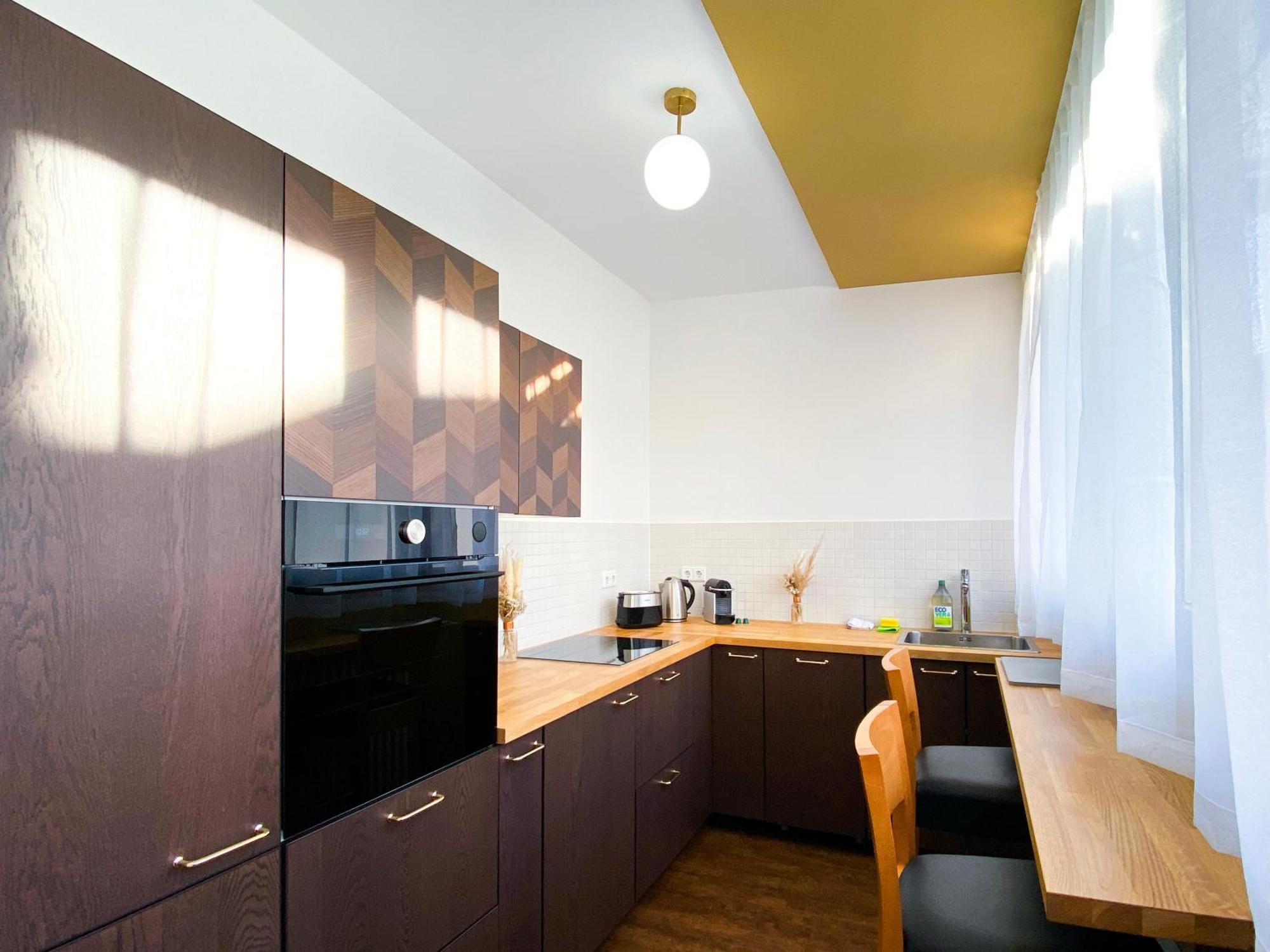 Exklusives Leipzig City Apartment Sunrise Exterior foto