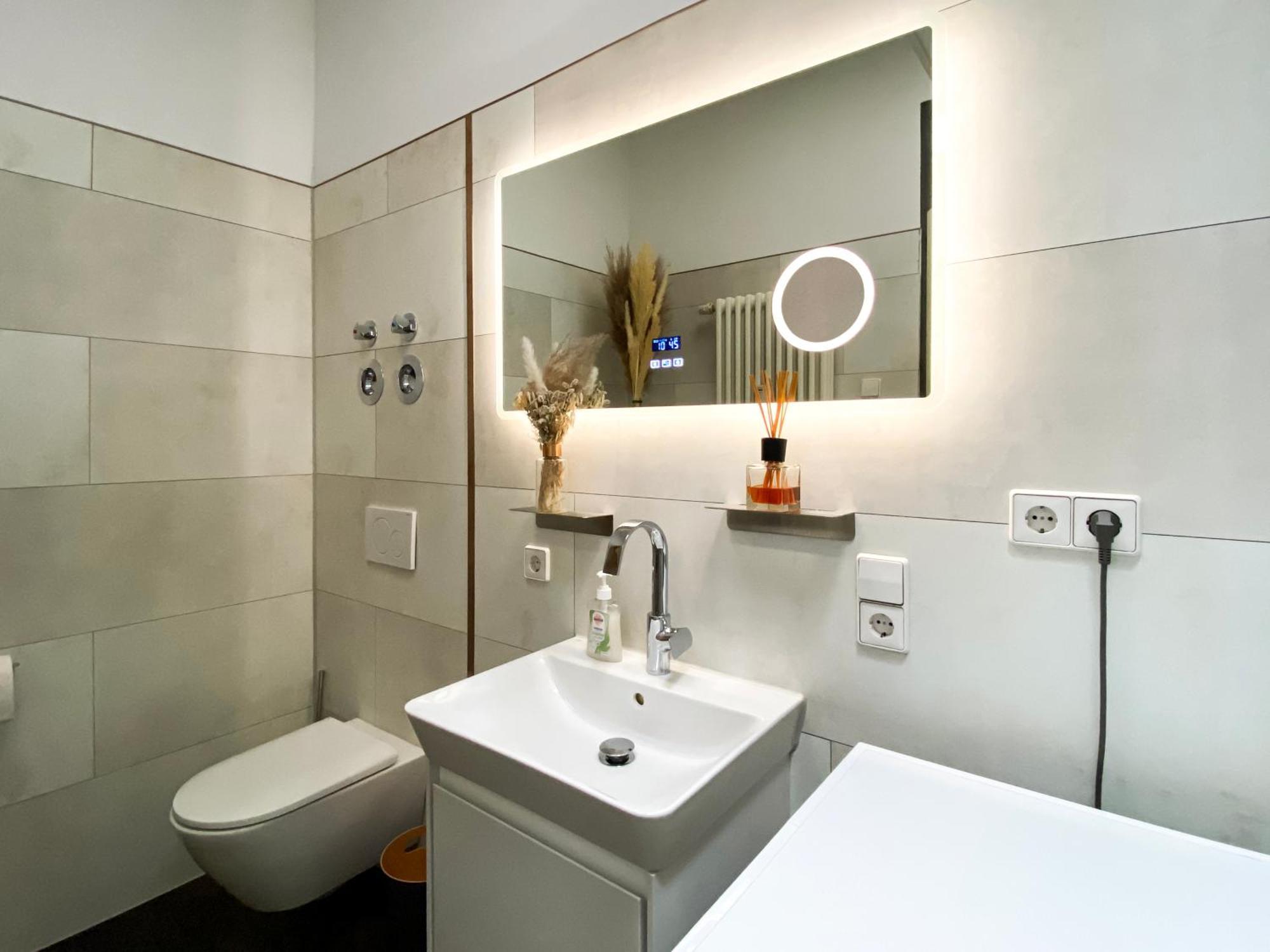 Exklusives Leipzig City Apartment Sunrise Exterior foto