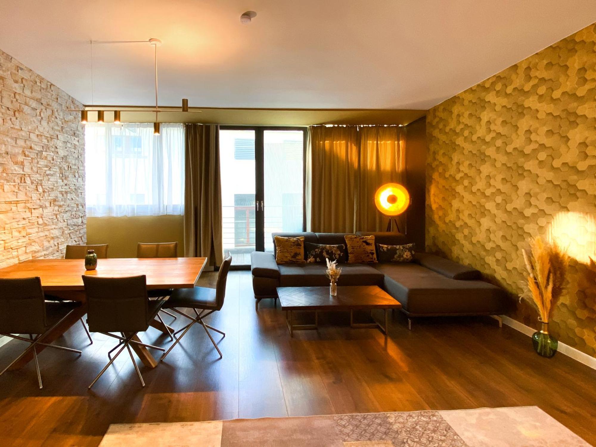 Exklusives Leipzig City Apartment Sunrise Exterior foto