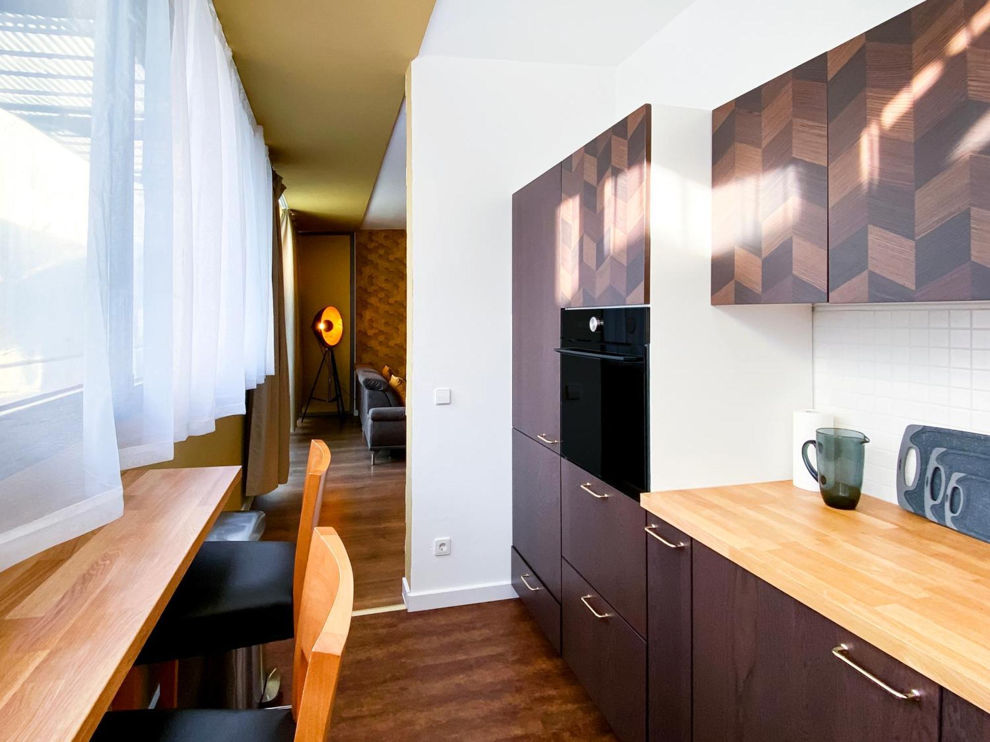 Exklusives Leipzig City Apartment Sunrise Exterior foto